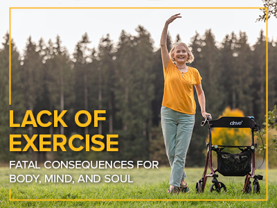 Lack of exercise: Fatal consequences for body, mind, and soul
